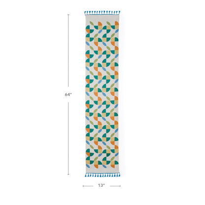 Abstract Petal Decorative Runner
