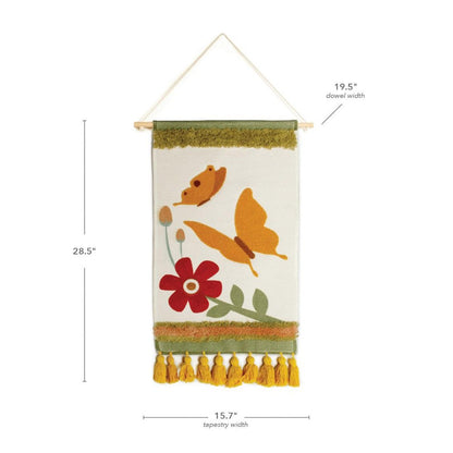 Butterfly Woven Tapestry