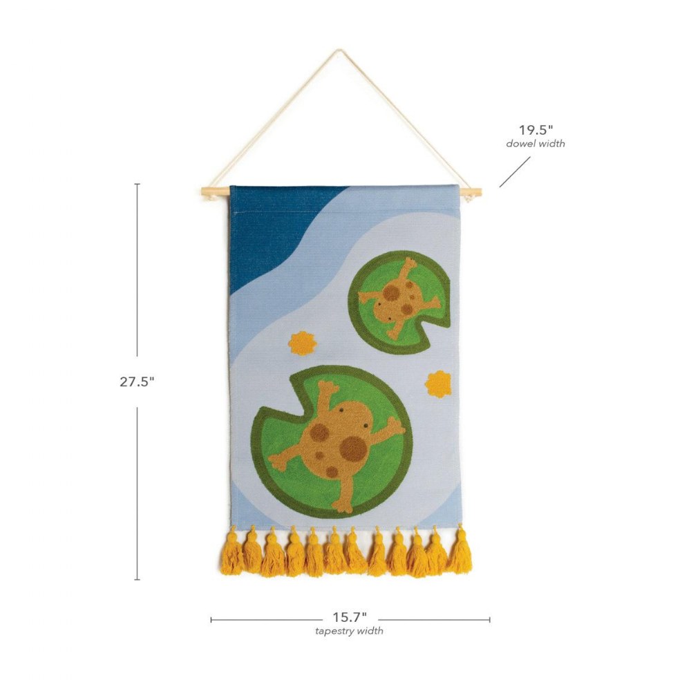 Frog Woven Tapestry