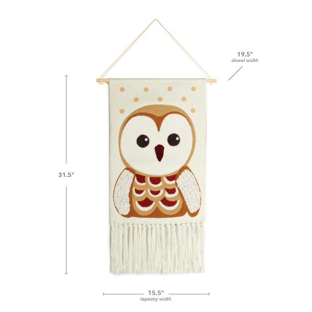 Owl Woven Tapestry