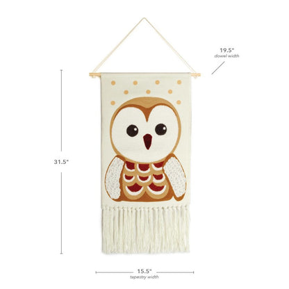 Owl Woven Tapestry