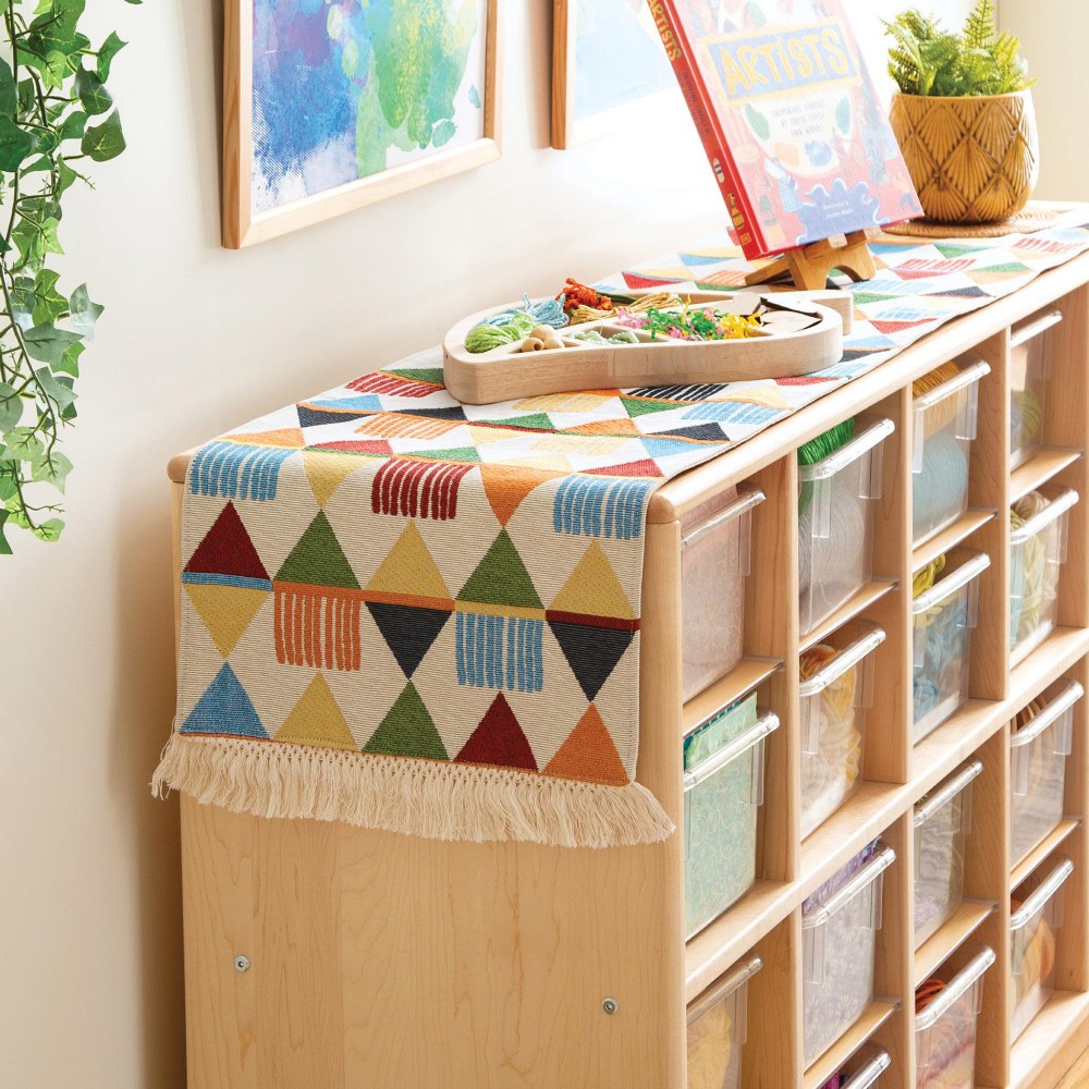 Vivid Primary Decorative Runner