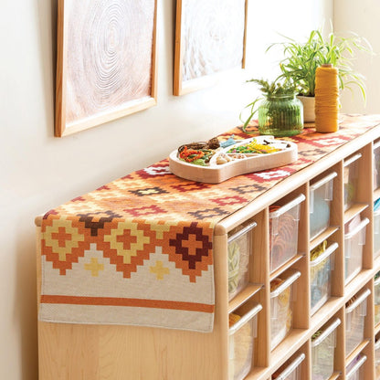 Warm Geo Decorative Runner